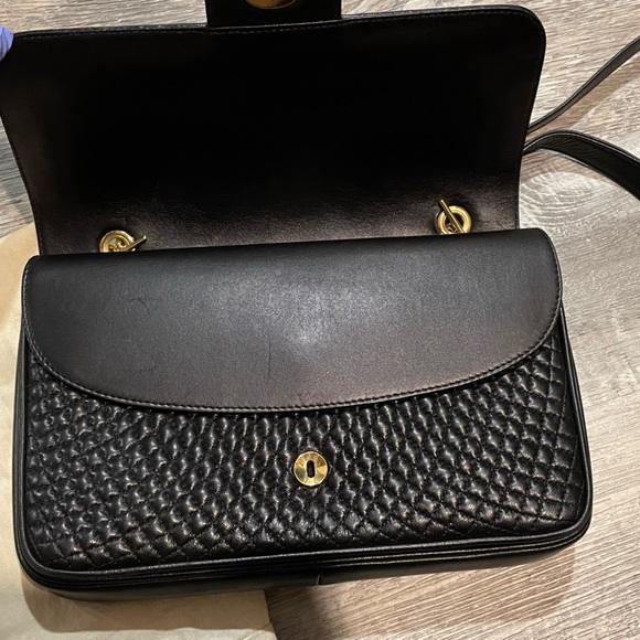 Vintage 1980’s Bally double flap black leather 3 way bag - Picture 9 of 16